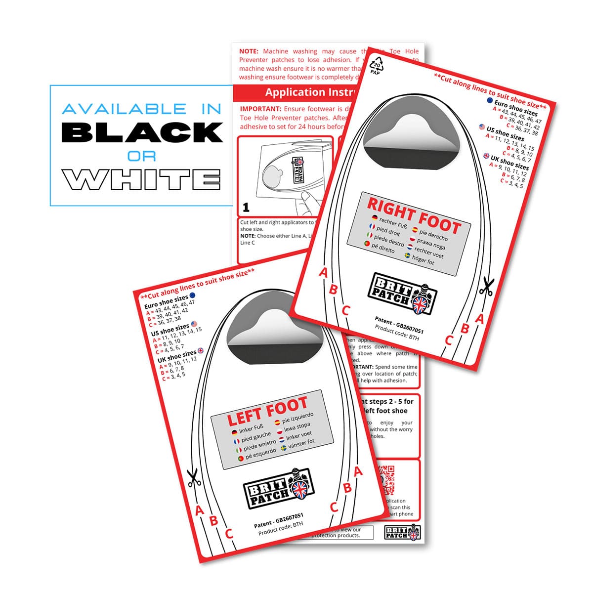 Big Toe Hole Preventers