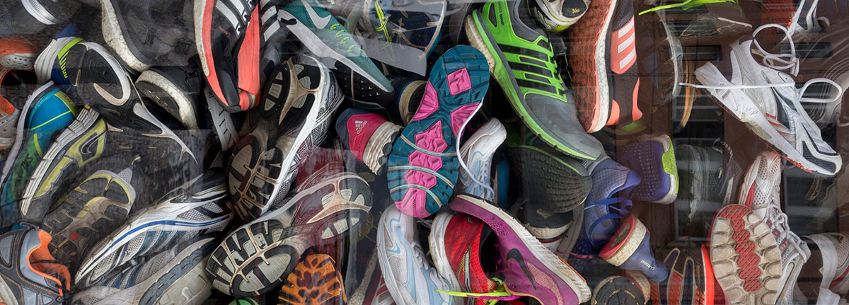 What to do with old running shoes?